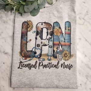 LPN shirt licensed practical nurse popular trending cute healthcare